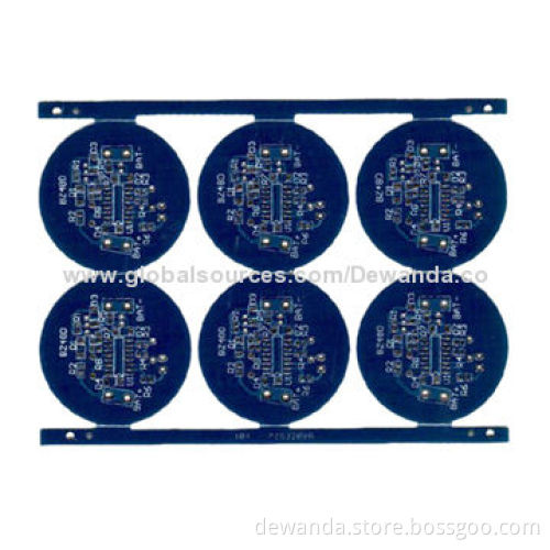 PCB board, 2 sides, HASL, blue mask